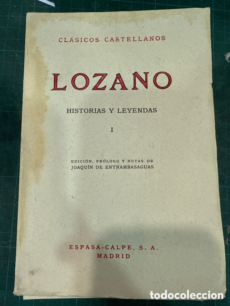 Livres d'occasion: LOZANO, Crist&oacute;bal. Historias y leyendas