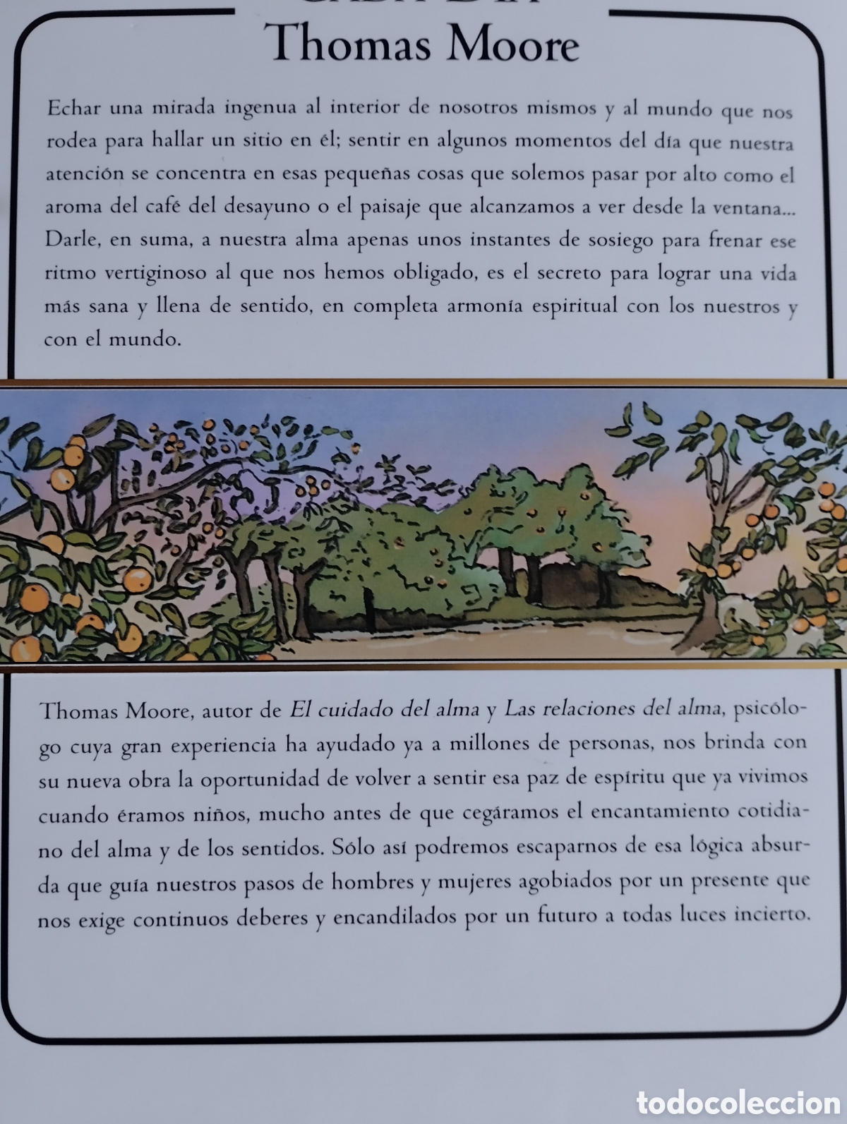 Libros de segunda mano: -El Placer De Cada Dia-.Thomas Moore. - Foto 4