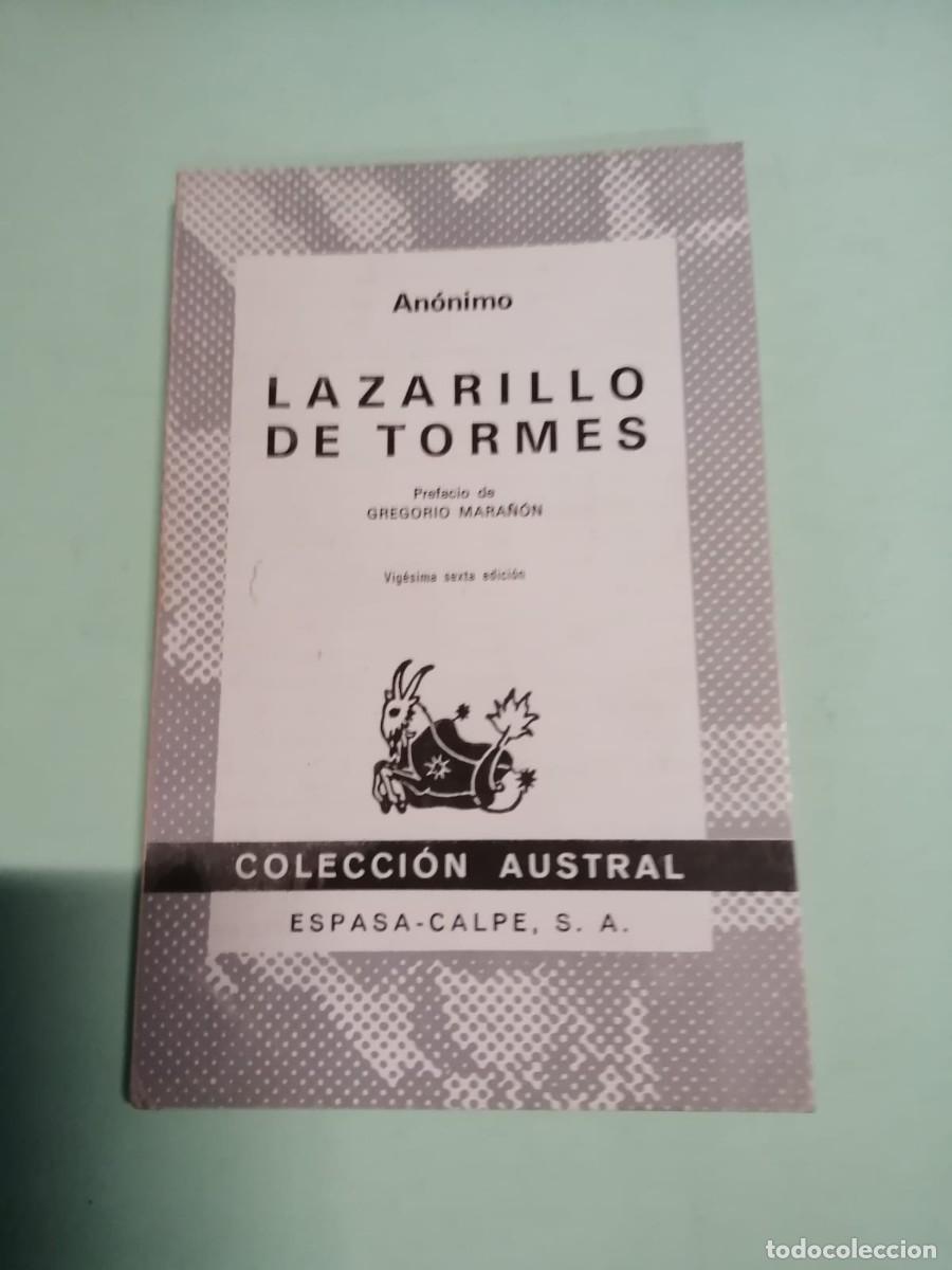 Libros de segunda mano: LAZARILLO DE TORMES (ANONIMO) AUSTRAL - Foto 1