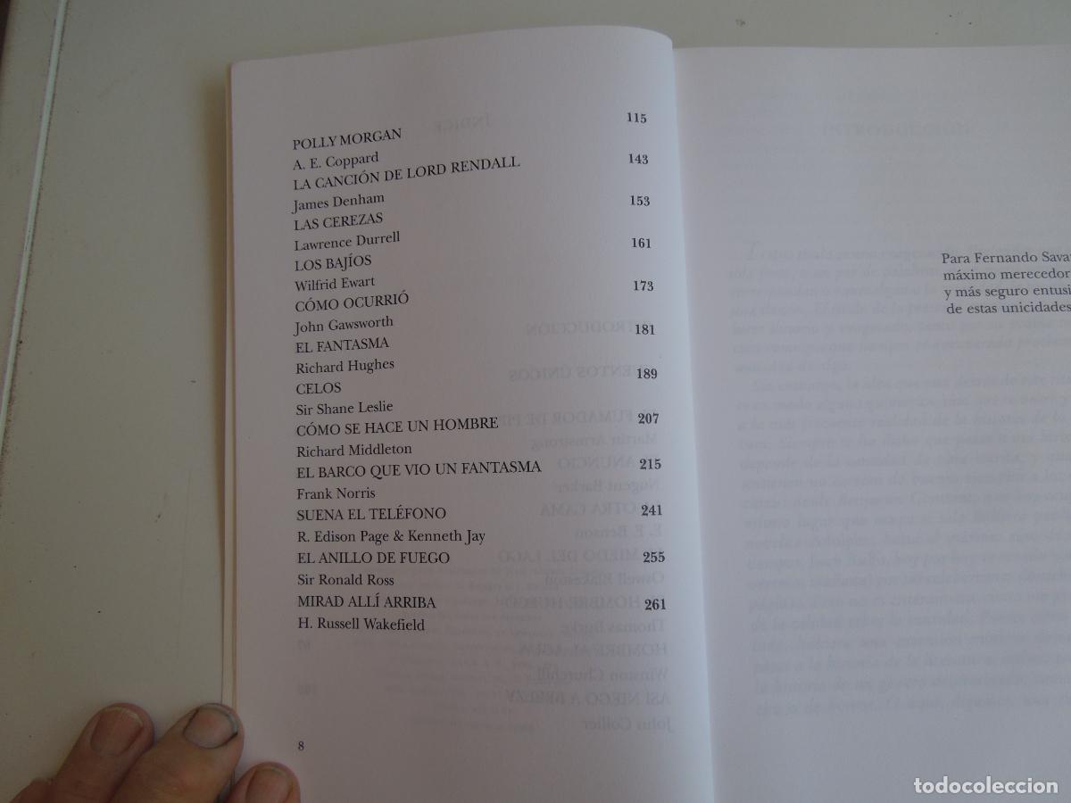 Libros de segunda mano: CUENTOS &Uacute;NICOS - JAVIER MAR&Iacute;AS - EDICIONES SIRUELA 1995. - Foto 5
