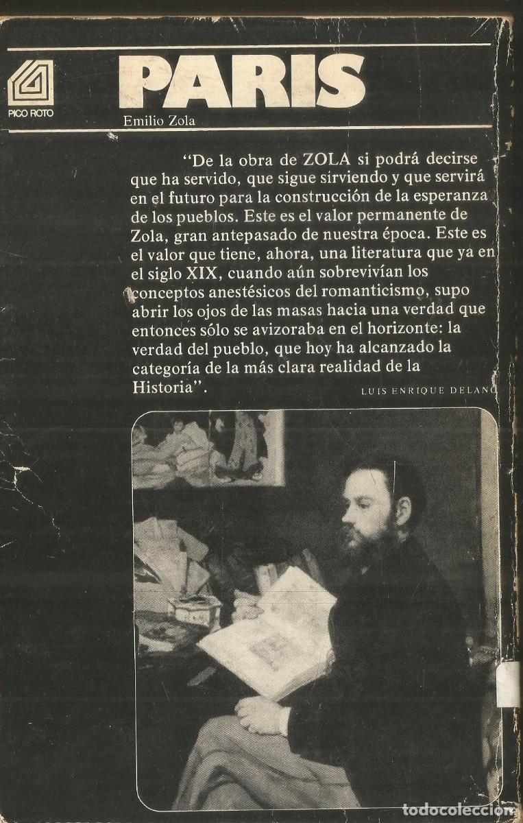 Libros de segunda mano: EMILE ZOLA. PARIS. CVS EDICIONES - Foto 2