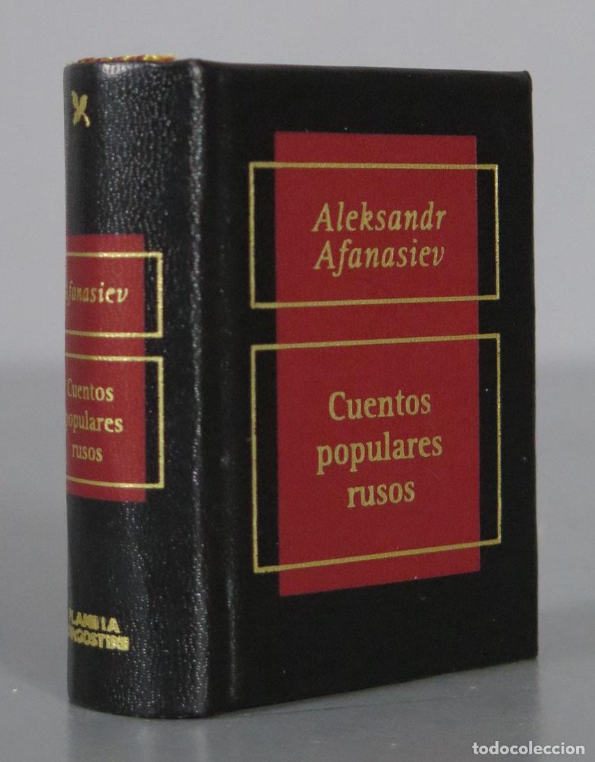 Gebrauchte B&uuml;cher: CUENTOS POPULARES RUSOS. AFANASIEV. PLANETA. LIBRO MINIATURA