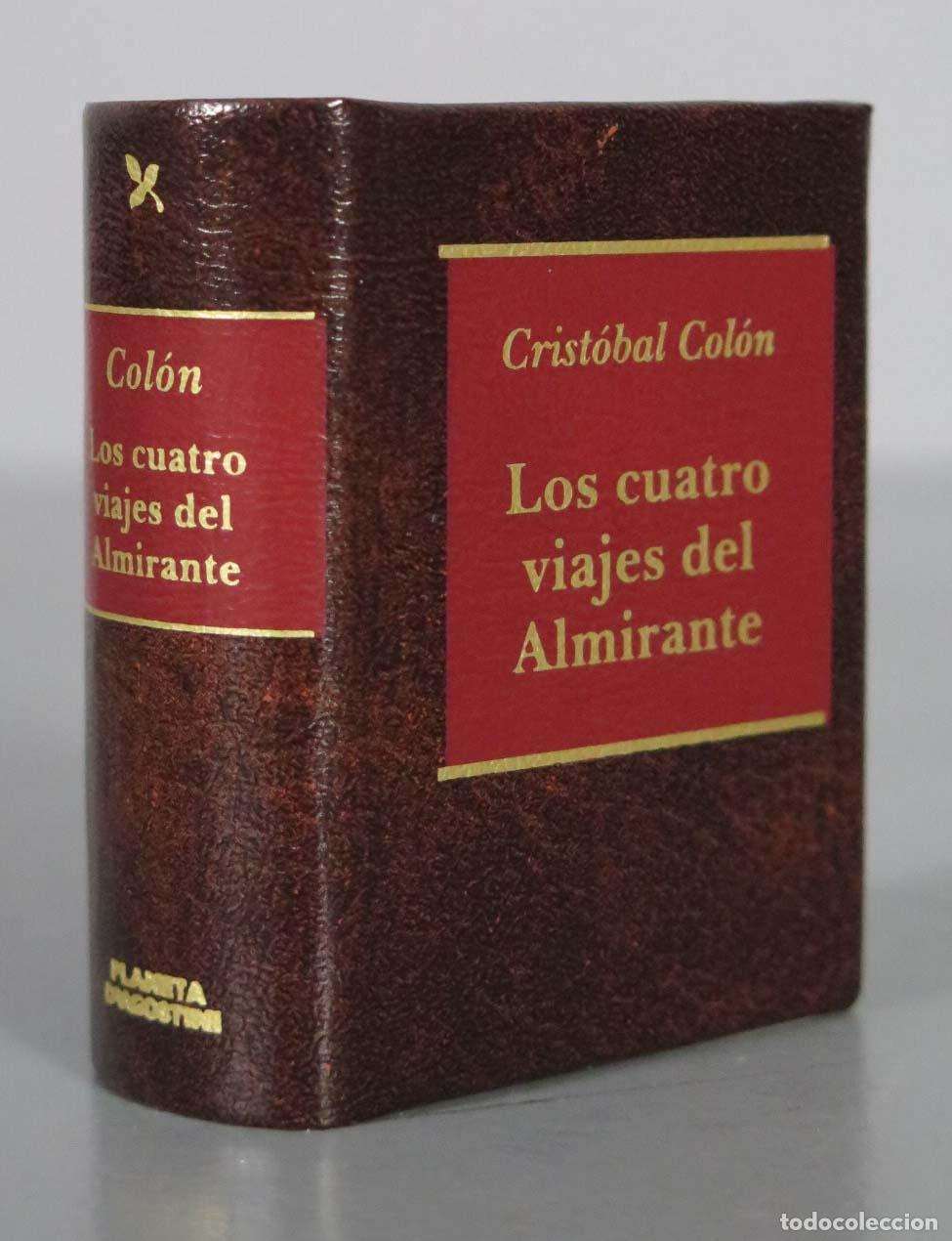 Libri di seconda mano: LOS CUATRO VIAJES DEL ALMIRANTE. COLON PLANETA LIBRO MINIATURA