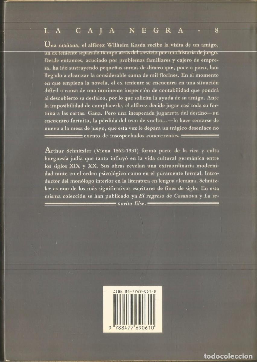 Libros de segunda mano: ARTHUR SCHNITZLER. PARTIDA AL AMANECER. SIRMIO - Foto 2