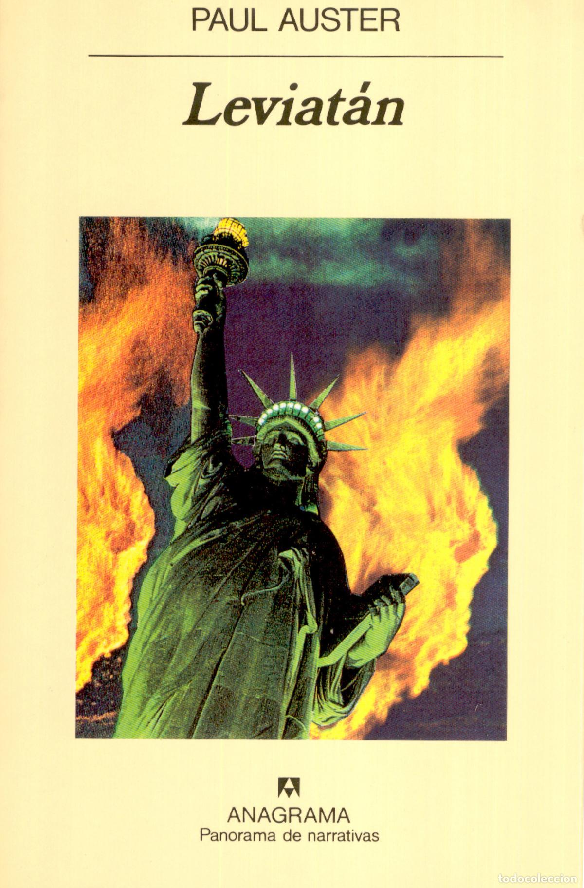 Libros de segunda mano: Leviat&aacute;n. Paul Auster. Anagrama 1996 - Foto 1