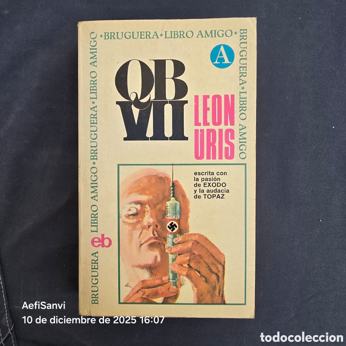 Libros de segunda mano: QB VII (LEON URIS) (LIBRO AMIGO, BRUGUERA)