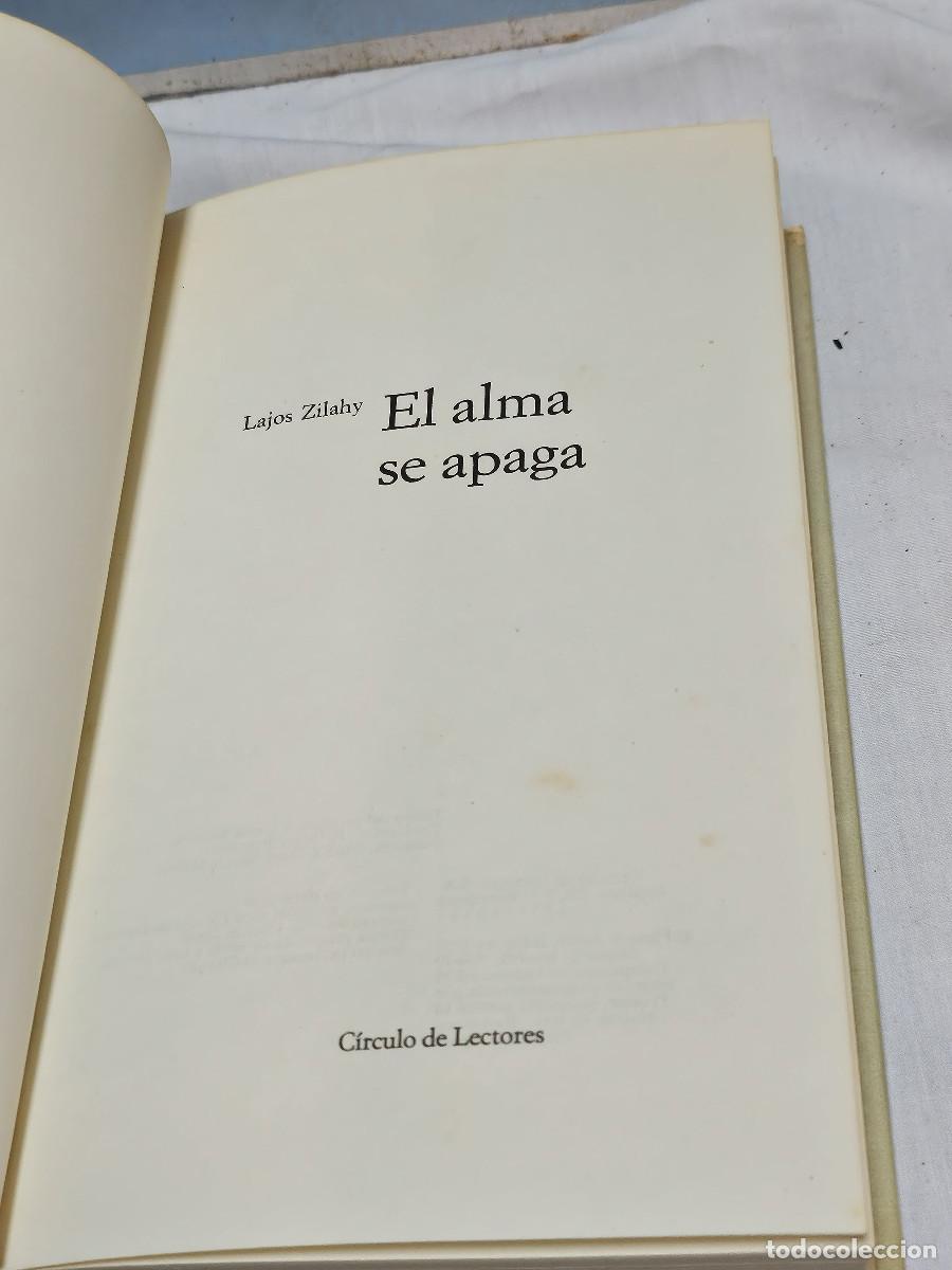 Libros de segunda mano: libro el alma se apaga - Foto 3