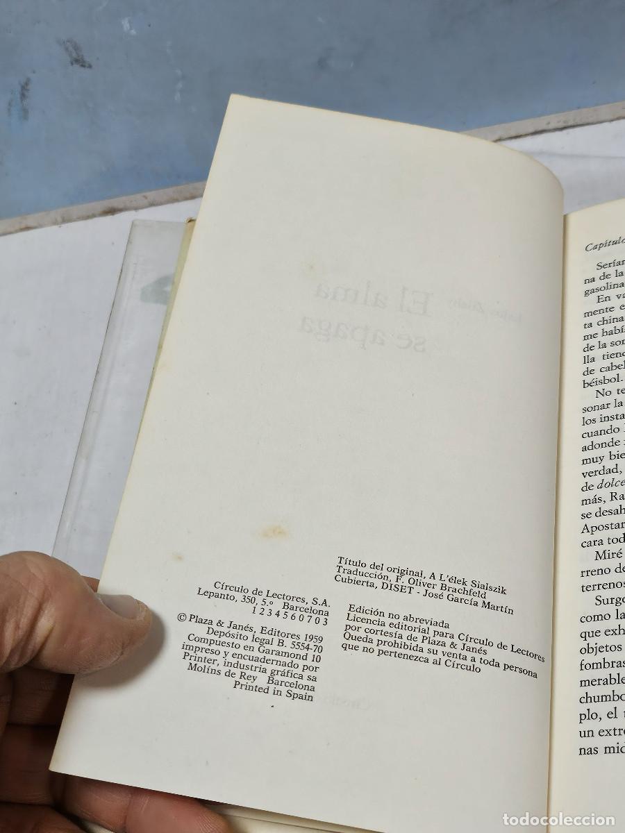 Libros de segunda mano: libro el alma se apaga - Foto 4