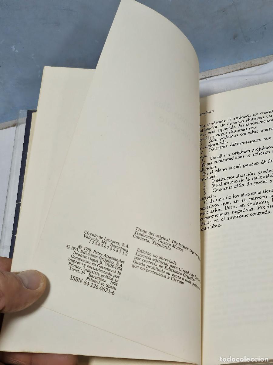 Libros de segunda mano: libro Los Ultimos dias del Presente - Foto 3