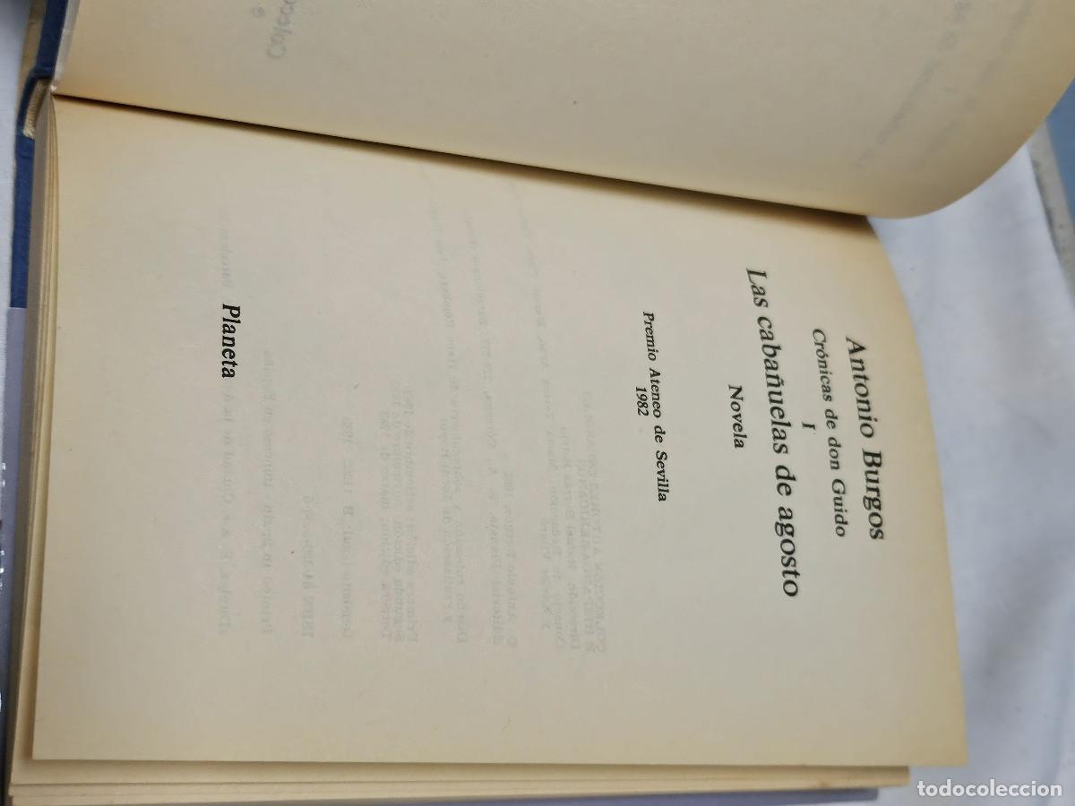 Libros de segunda mano: libro la Caba&ntilde;uelas de agosto - Foto 5