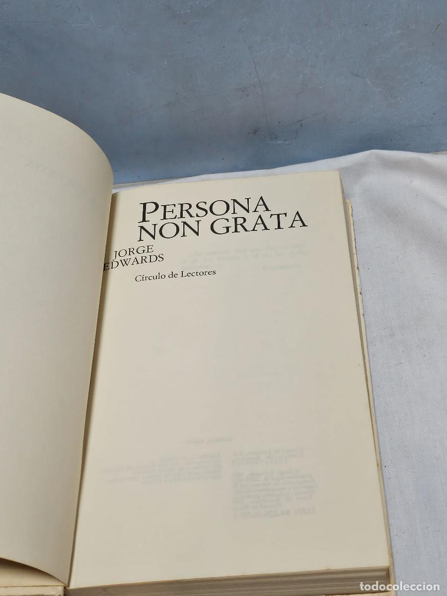 Libros de segunda mano: libro persona non grata - Foto 3
