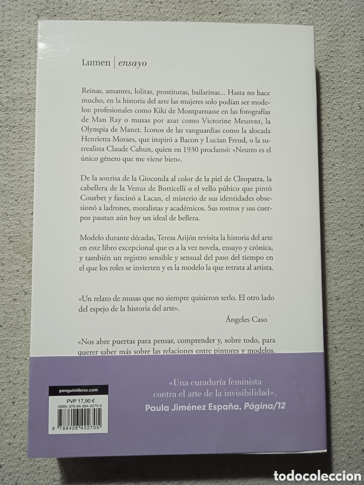 Libros de segunda mano: Libro &rdquo;La mujer pintada&rdquo; Teresa Arij&oacute;n - Foto 2