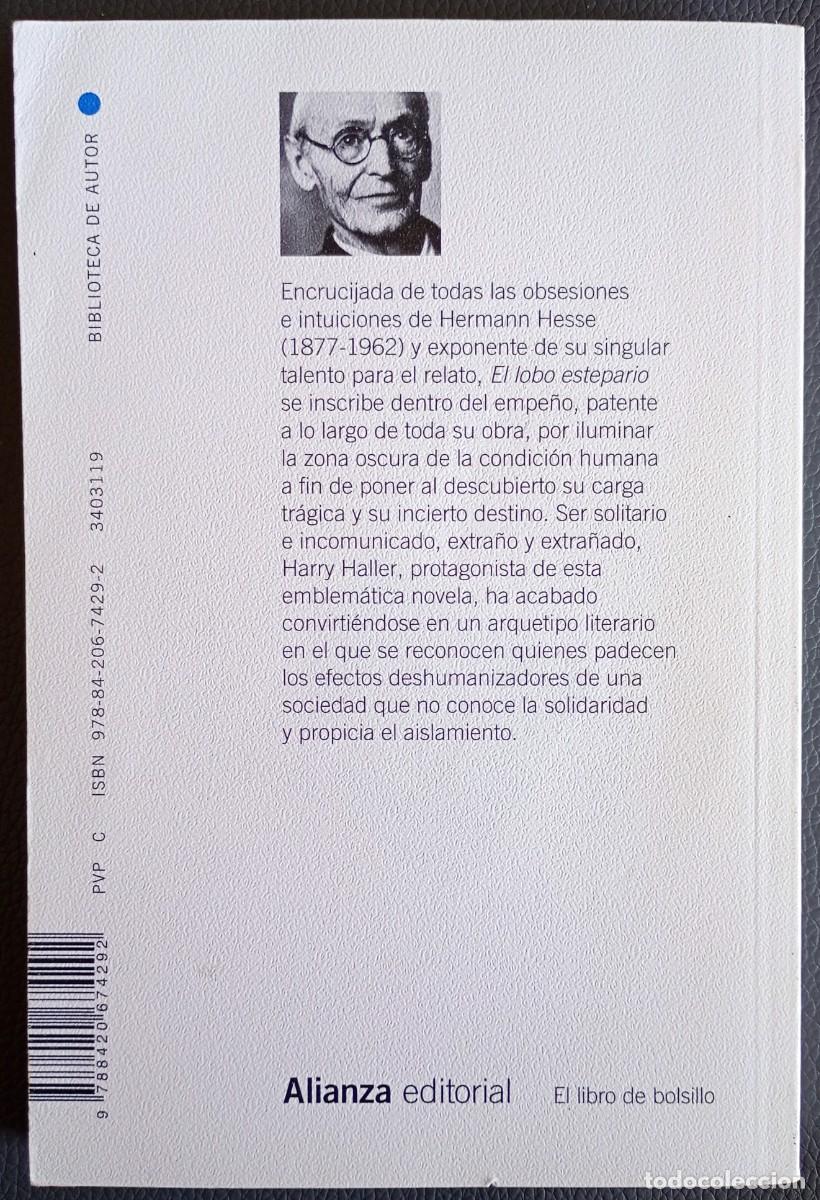 Libros de segunda mano: Hermann Hesse . El lobo estepario - Foto 2