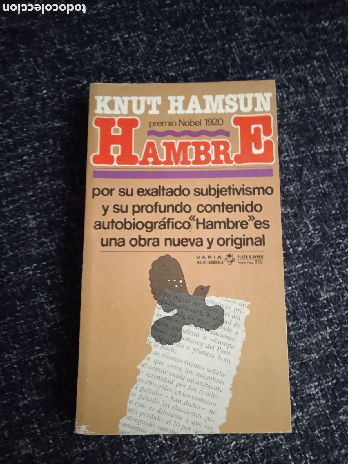 HAMBRE / KNUT HAMSUN