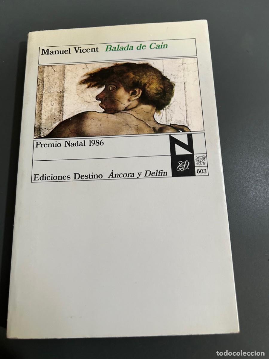 Libros de segunda mano: BALADA DE CAIN. MANUEL VICENT. - Foto 1