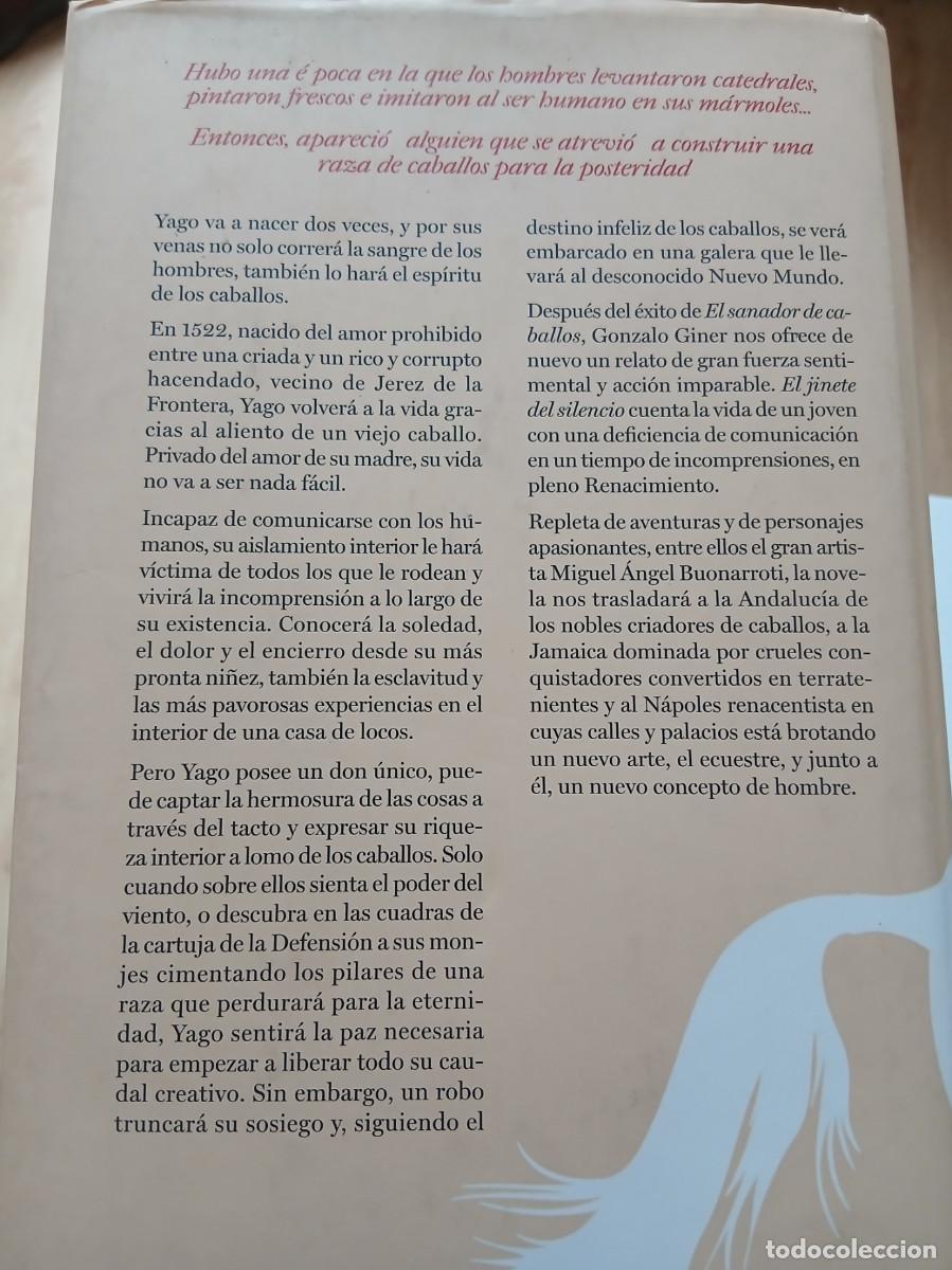 Libros de segunda mano: EL JINETE DEL SILENCIO - Foto 2