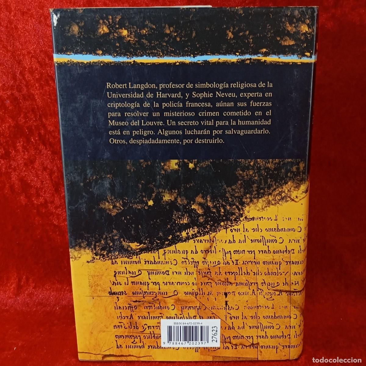 Libros de segunda mano: EL CODIGO DA VINCI - DAN BROWN - C&Iacute;RCULO DE LECTORES - 2003 / 14453 - Foto 2