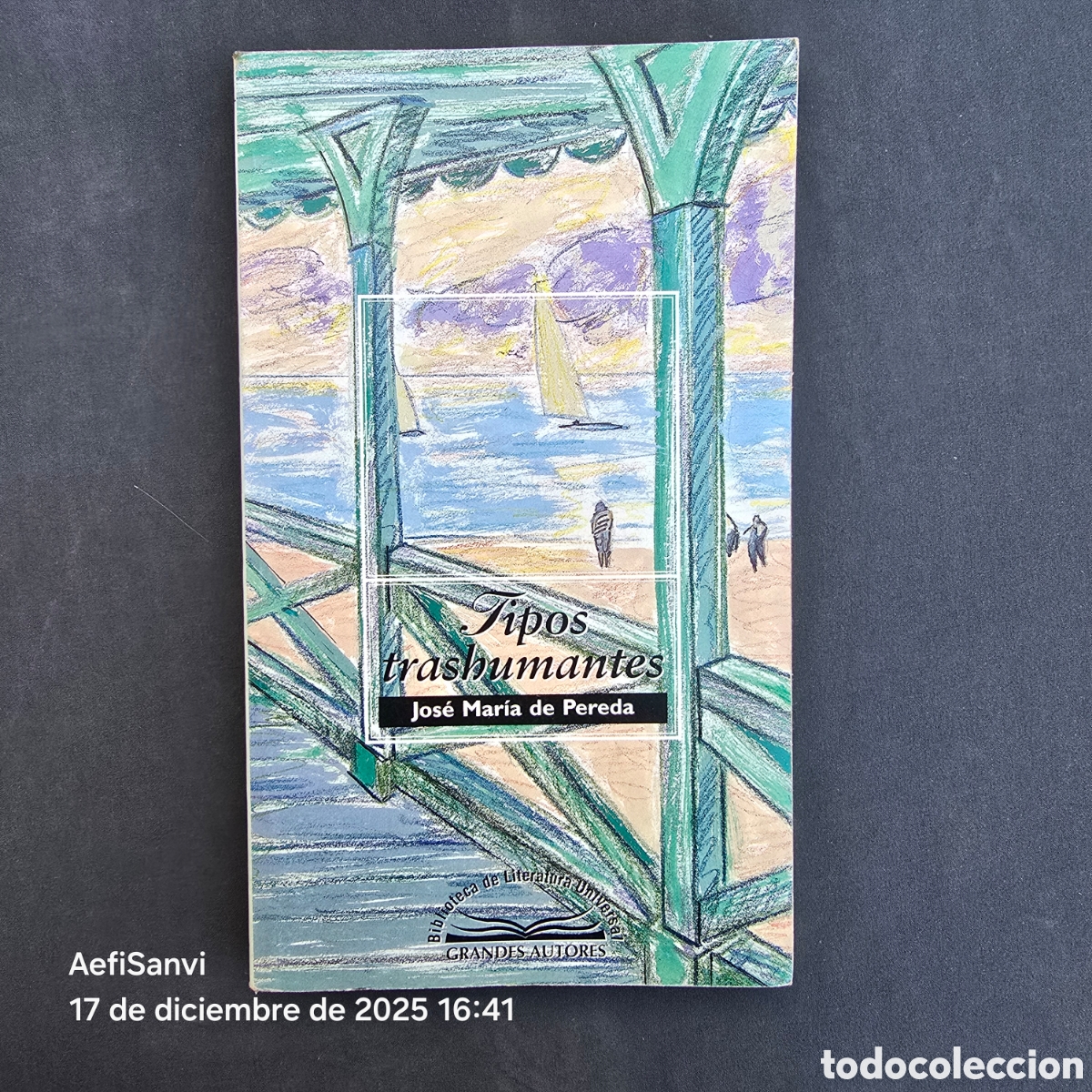 Libros de segunda mano: TIPOS TRASHUMANTES (JOS&Eacute; MAR&Iacute;A DE PEREDA) (GRANDES AUTORES)