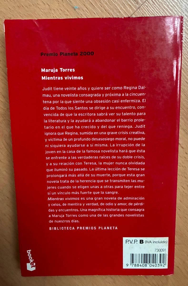 Libros de segunda mano: MIENTRAS VIVIMOS, Maruja Torres - Foto 2