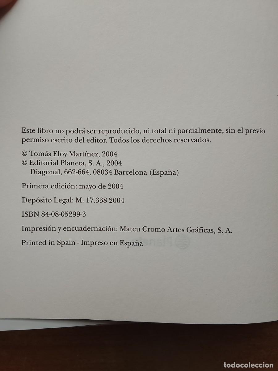 Libros de segunda mano: Tom&aacute;s Eloy Mart&iacute;nez. El cantor de tango - Foto 3