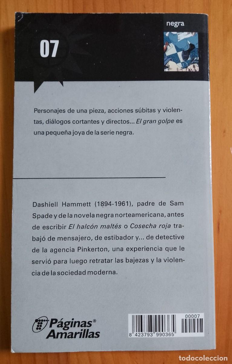 Libros de segunda mano: EL GRAN GOLPE - DASHIELL HAMMETT - Foto 2