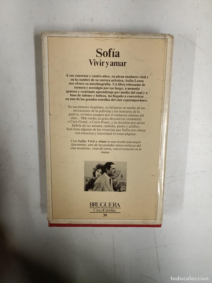 Libros de segunda mano: Libro Sof&iacute;a loren vivir amar - Foto 2