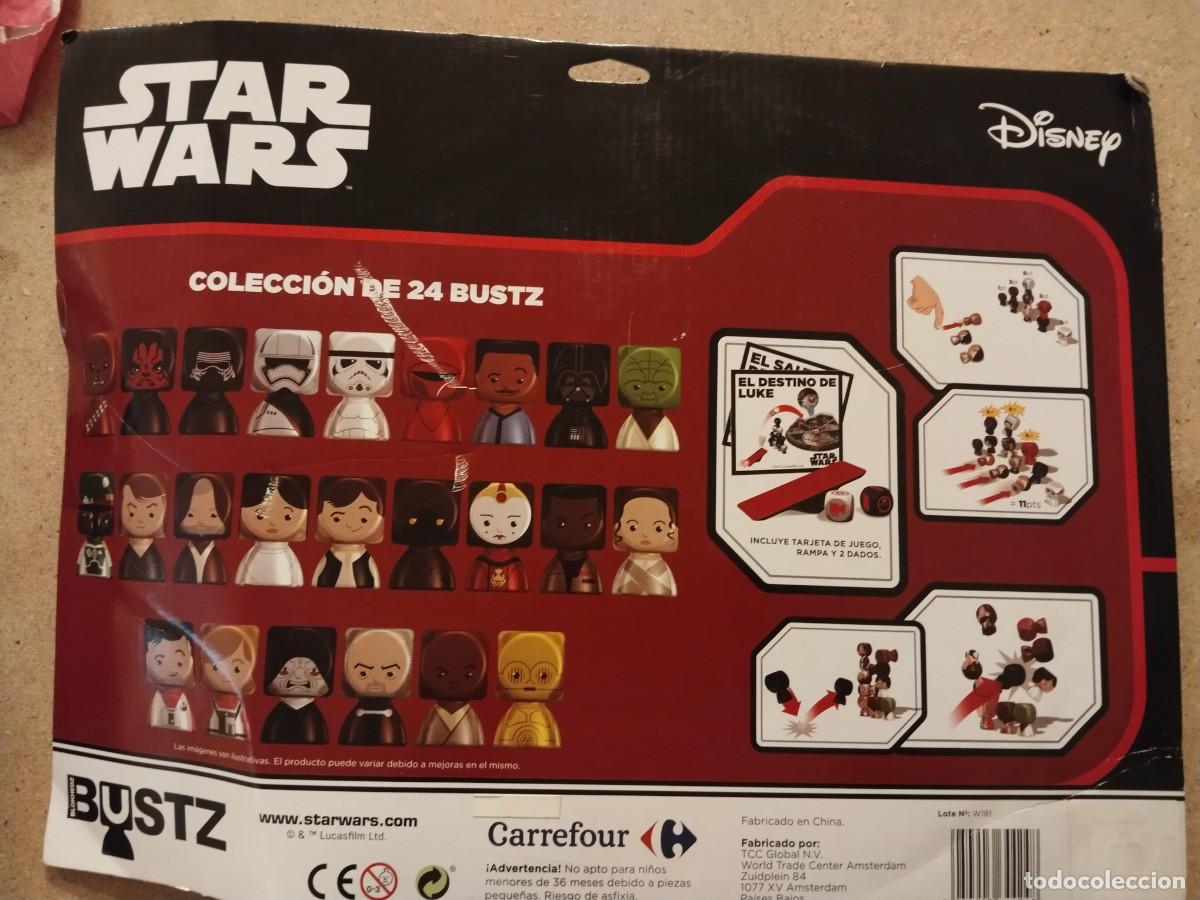 Libros de segunda mano: Juego Star Wars Bustz Carrefour - Foto 2
