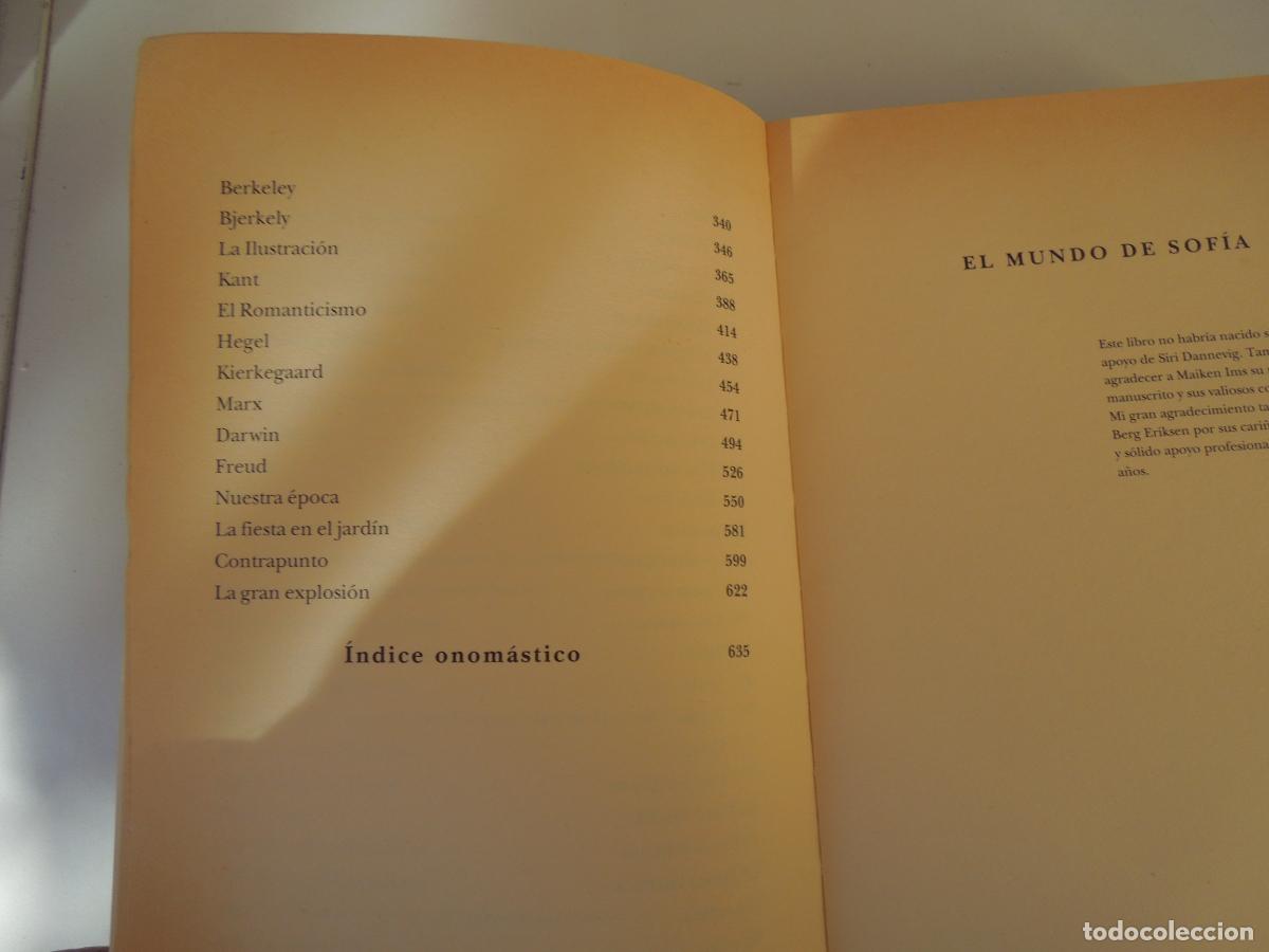 Libros de segunda mano: EL MUNDO DE SOFIA -JOSTEIN GAARDER - SIRUELA- 1998 - Foto 2