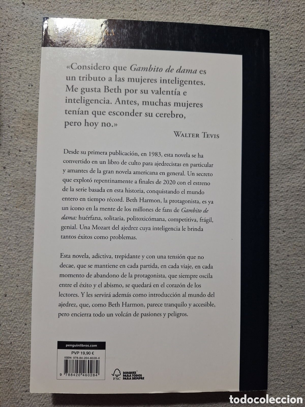 Libros de segunda mano: Libro &rdquo;Gambito de dama&rdquo; Walter Tevis - Foto 2