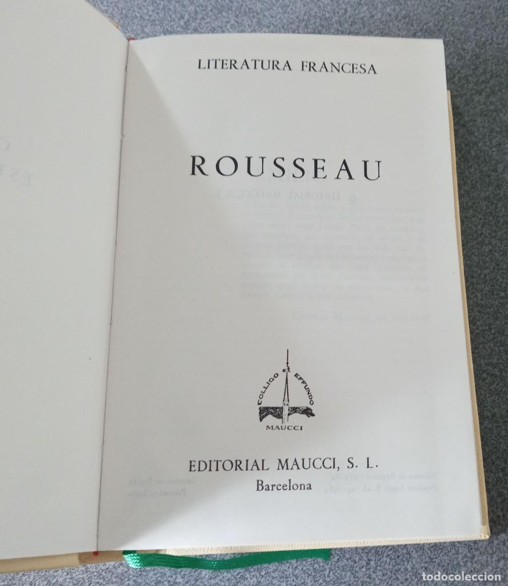 Libros de segunda mano: Rousseau Obras Estelares - Foto 3