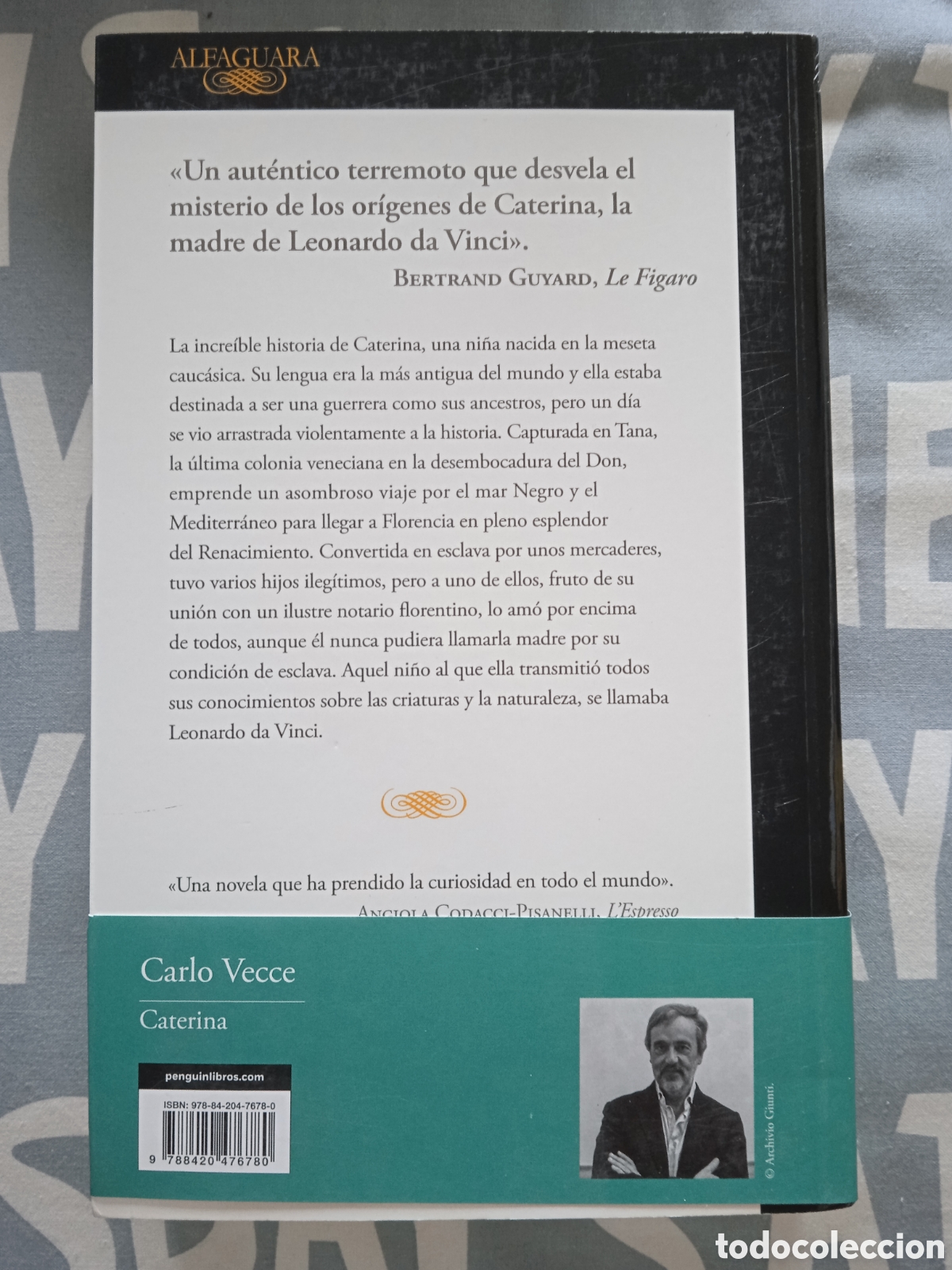 Libros de segunda mano: Libro &rdquo;Caterina&rdquo; Carlo Vecce - Foto 2