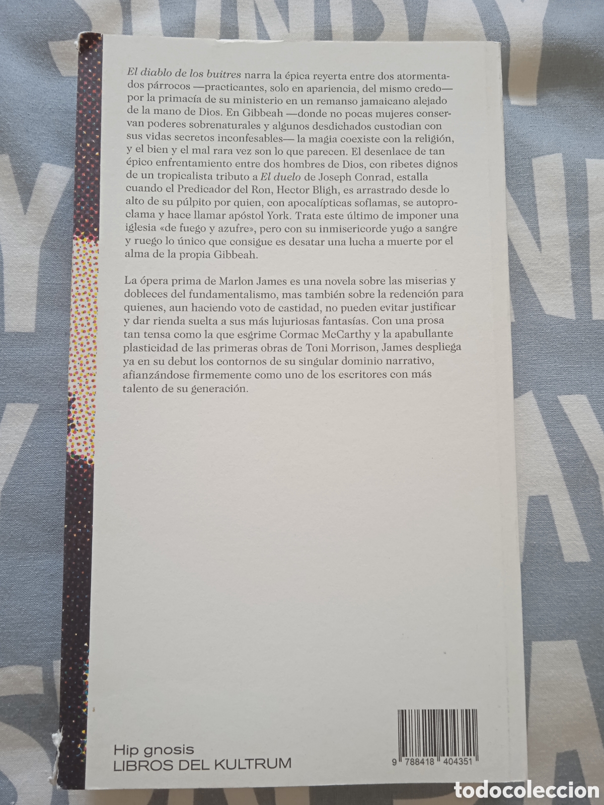 Libros de segunda mano: Libro &rdquo;El diablo de los buitres&rdquo; Marlon James - Foto 2