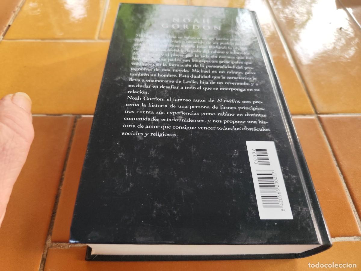 Libros de segunda mano: EL RABINO / NOAH GORDON / CJA 326 / EDICIONES B - Foto 3