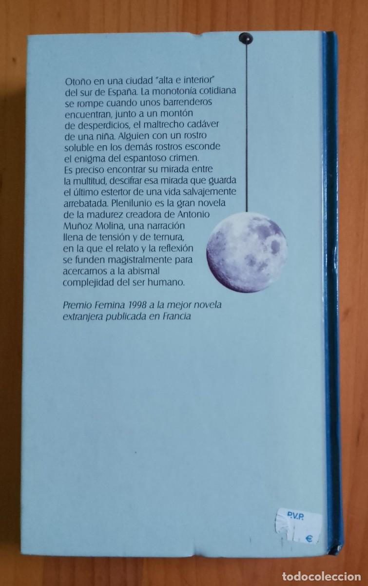 Libros de segunda mano: PLENILUNIO - ANTONIO MU&Ntilde;OZ MOLINA - Foto 2