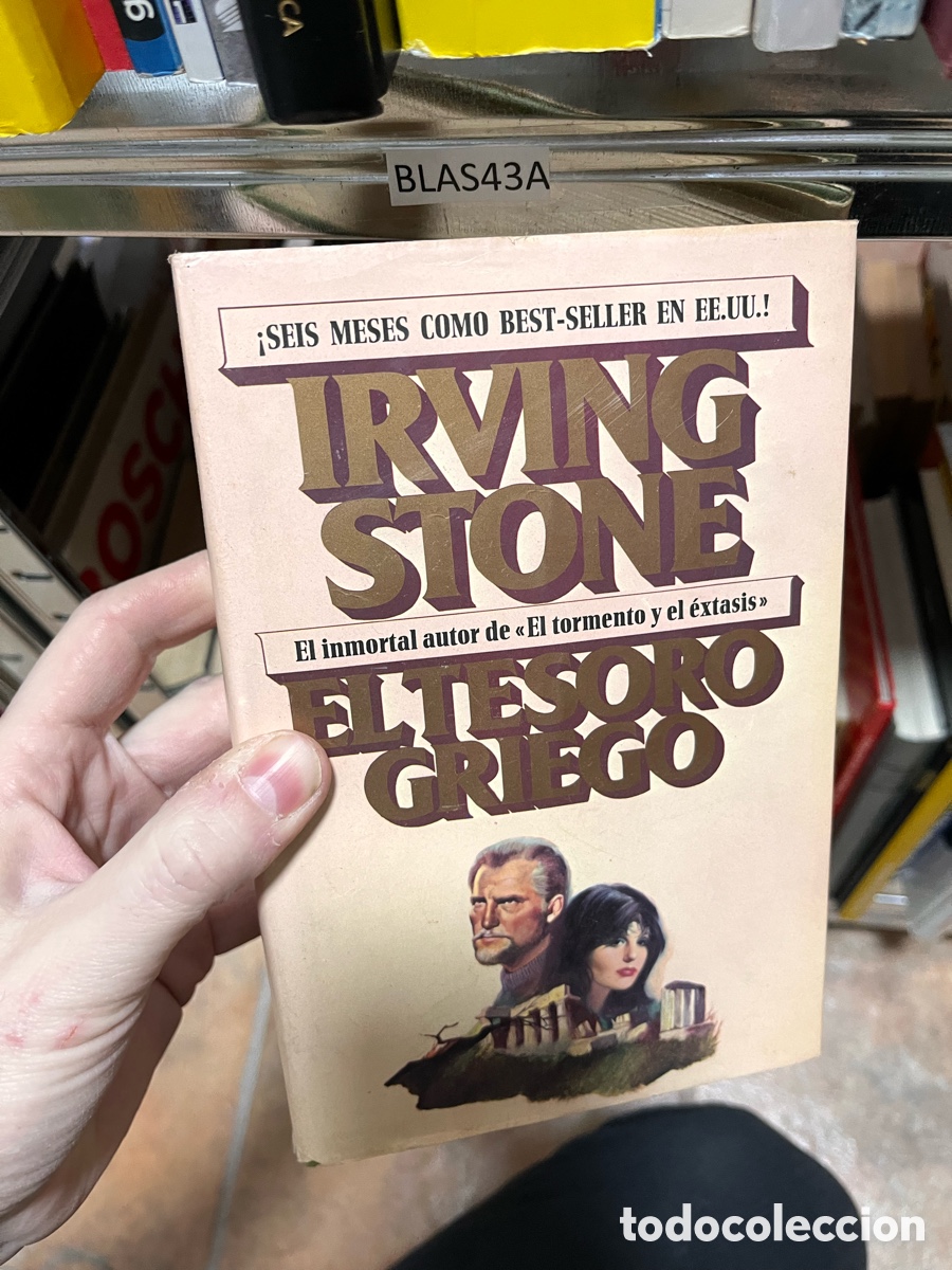 Libros de segunda mano: Blas43A Irving stone - el tesoro griego - Foto 1