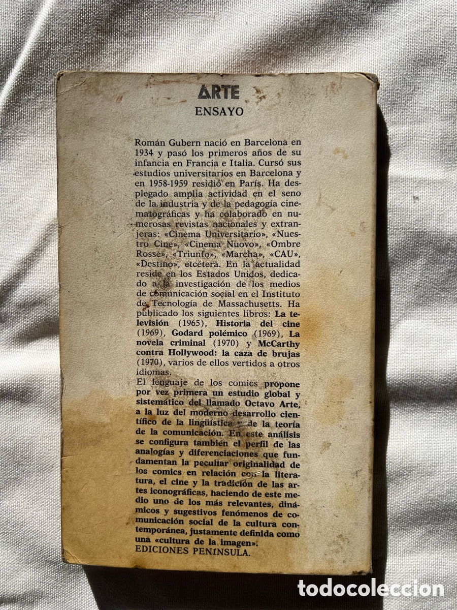 Libros de segunda mano: Libro &rdquo;El Lenguaje de los Comics&rdquo; (ed. 1973), Rom&aacute;n Gubern - Foto 2