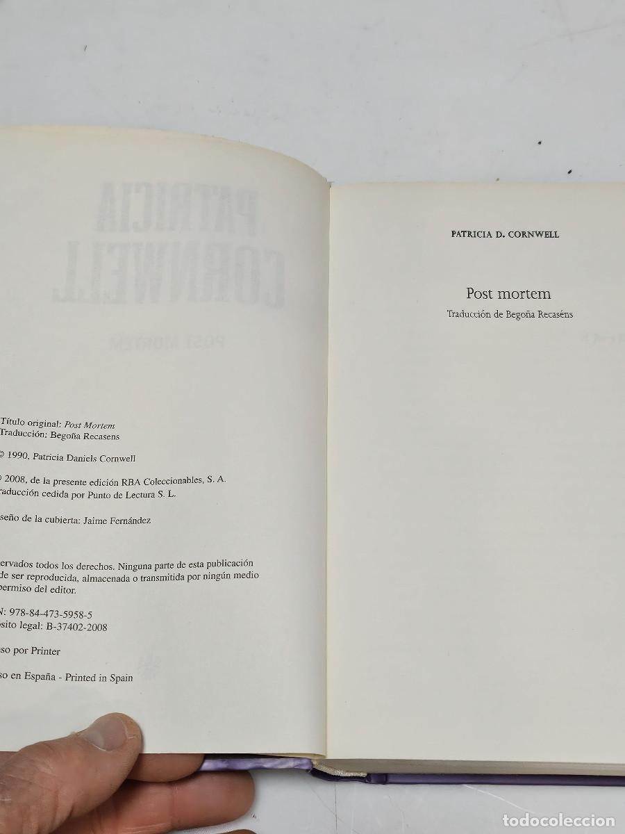 Libros de segunda mano: libro de biblioteca Patricia Cornwell - Foto 3
