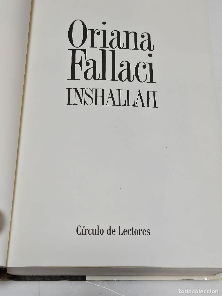 Libros de segunda mano: libro de biblioteca Inshallah - Foto 5