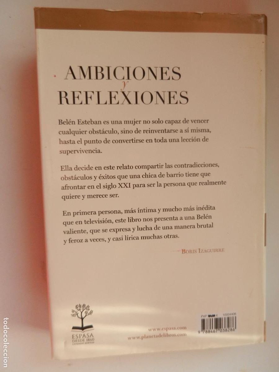 Libros de segunda mano: AMBICIONES Y REFLEXIONES - BELEN ESTEBAN - ESPASA - 2013 - Foto 4