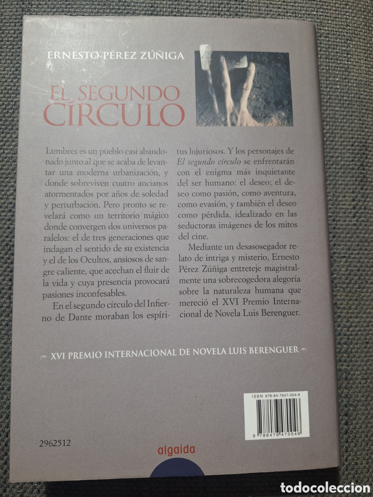 Libros de segunda mano: Libro &rdquo;El segundo c&iacute;rculo&rdquo; Ernesto P&eacute;rez Z&uacute;&ntilde;iga - Foto 2