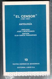 El Censor (1781-1787), Antolog&iacute;a
