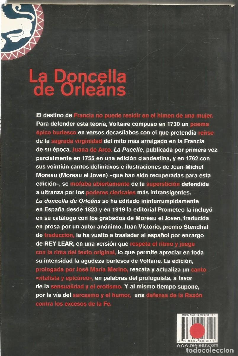 Libros de segunda mano: LA DONCELLA DE ORLEANS. VOLTAIRE. REY LEAR - Foto 2