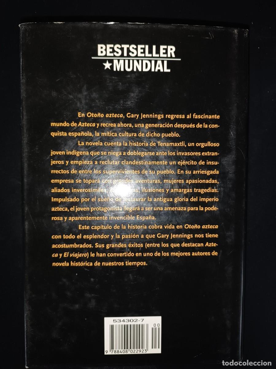 Libros de segunda mano: Oto&ntilde;o azteca Gary Jennings - Foto 2