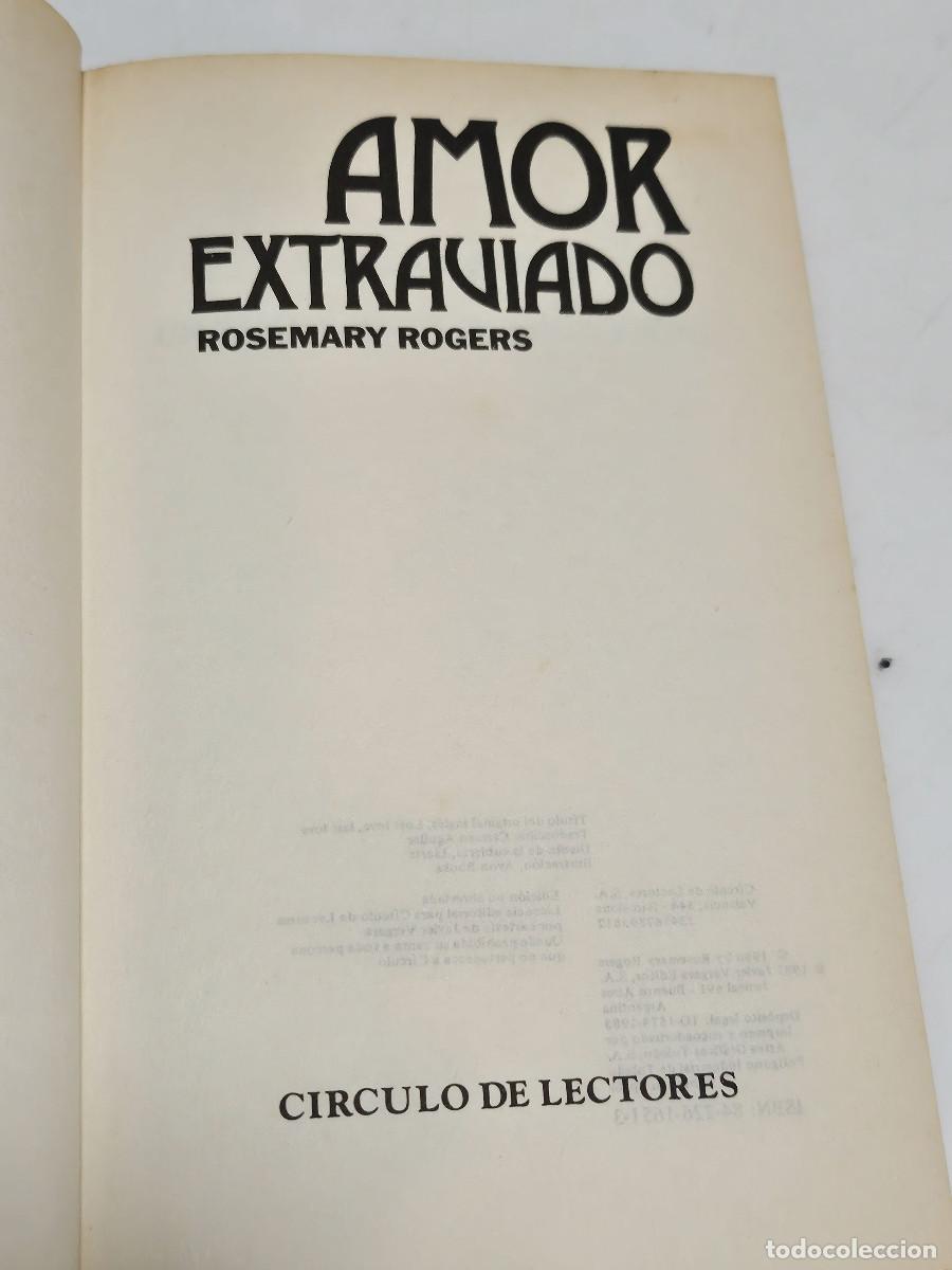 Libros de segunda mano: libro Amor extraviado - Foto 4