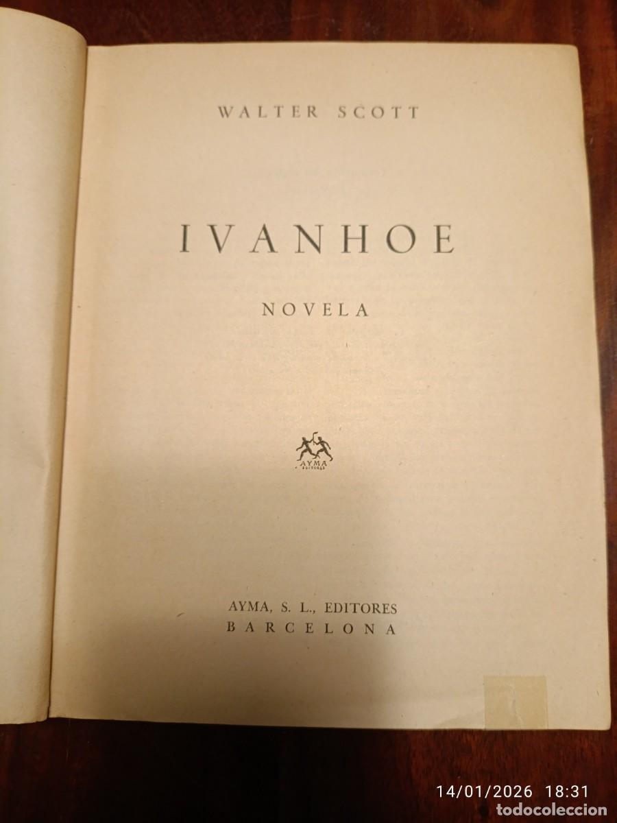 Libros de segunda mano: Ivanhoe. Walter Scott - Foto 1