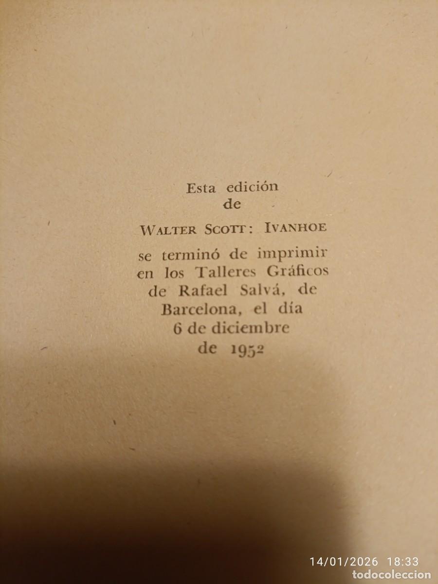 Libros de segunda mano: Ivanhoe. Walter Scott - Foto 9