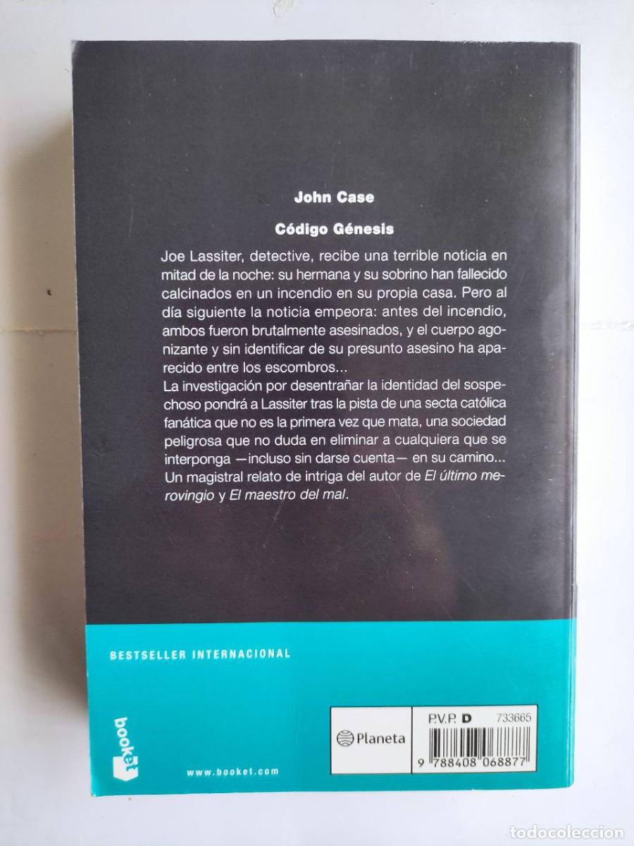 Libros de segunda mano: Codigo genesis - John Case. 1&ordf; edici&oacute;n 2006 - Foto 2