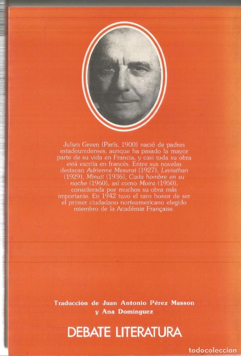 Libros de segunda mano: JULIEN GREEN. MOIRA. DEBATE - Foto 2