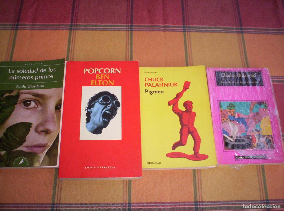 Libros de segunda mano: Pack liquidacion narrativa contemporanea ( Elton, Bukowski, Palahniuk, Giordano )