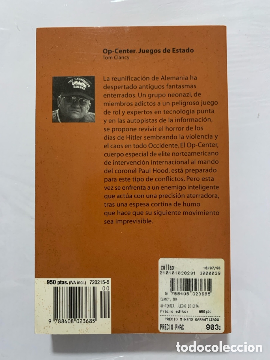 Libros de segunda mano: Juegos de estado, de Tom Clancy - Foto 2